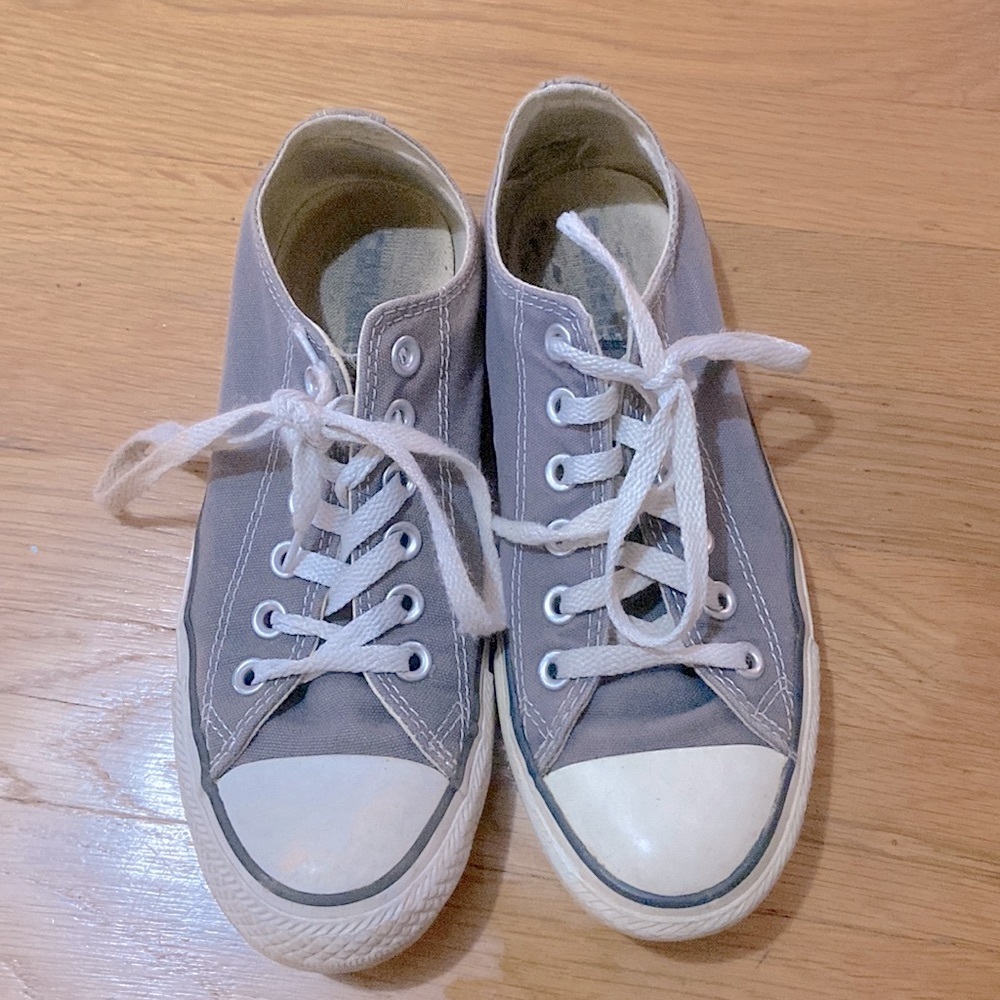 Blue classic low top Converse